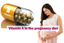 Vitamin A in the pregnancy diet