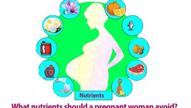 What nutrients should a pregnant woman avoid?