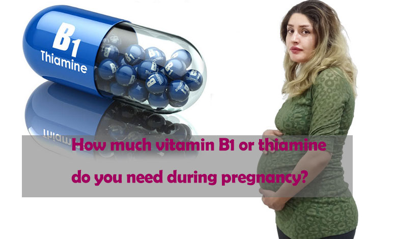 How much vitamin B1 or thiamine do you need during pregnancy?