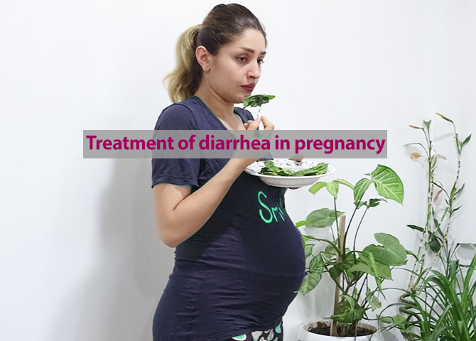 Treatment of diarrhea in pregnancy