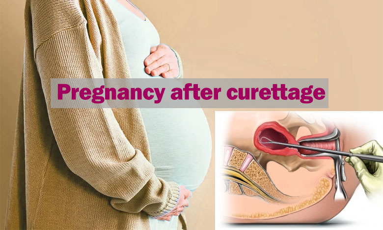 Pregnancy after curettage
